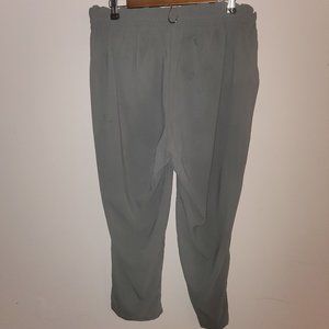 NWT Paper Bag Tie Waist Front Pockets Ankle Pants